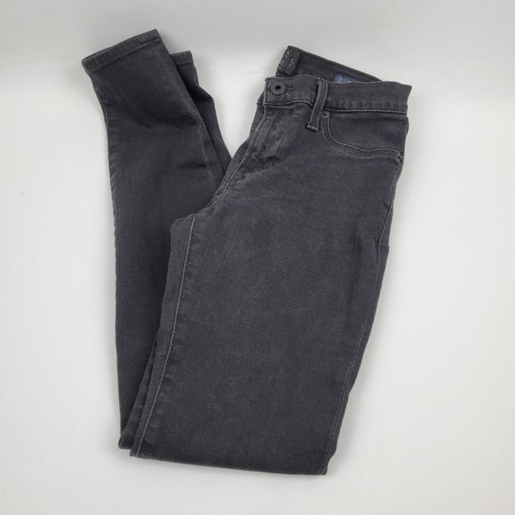 Lucky Brand Denim - Lucky Brand Womens Brooke Legging Skinny Jeans Black Size 2/26 24X27 Cotton